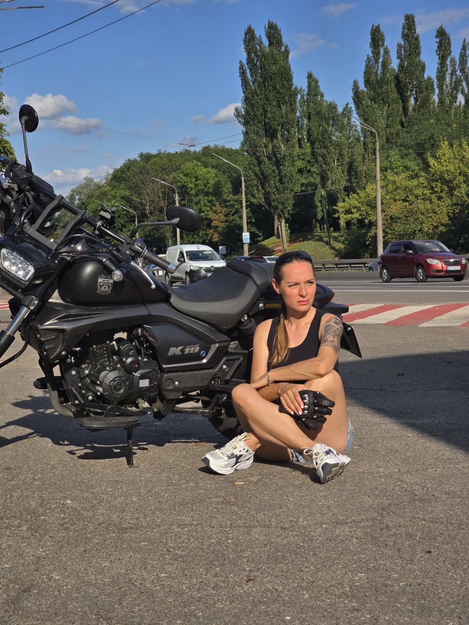 Альона захоплювалася мотоциклами