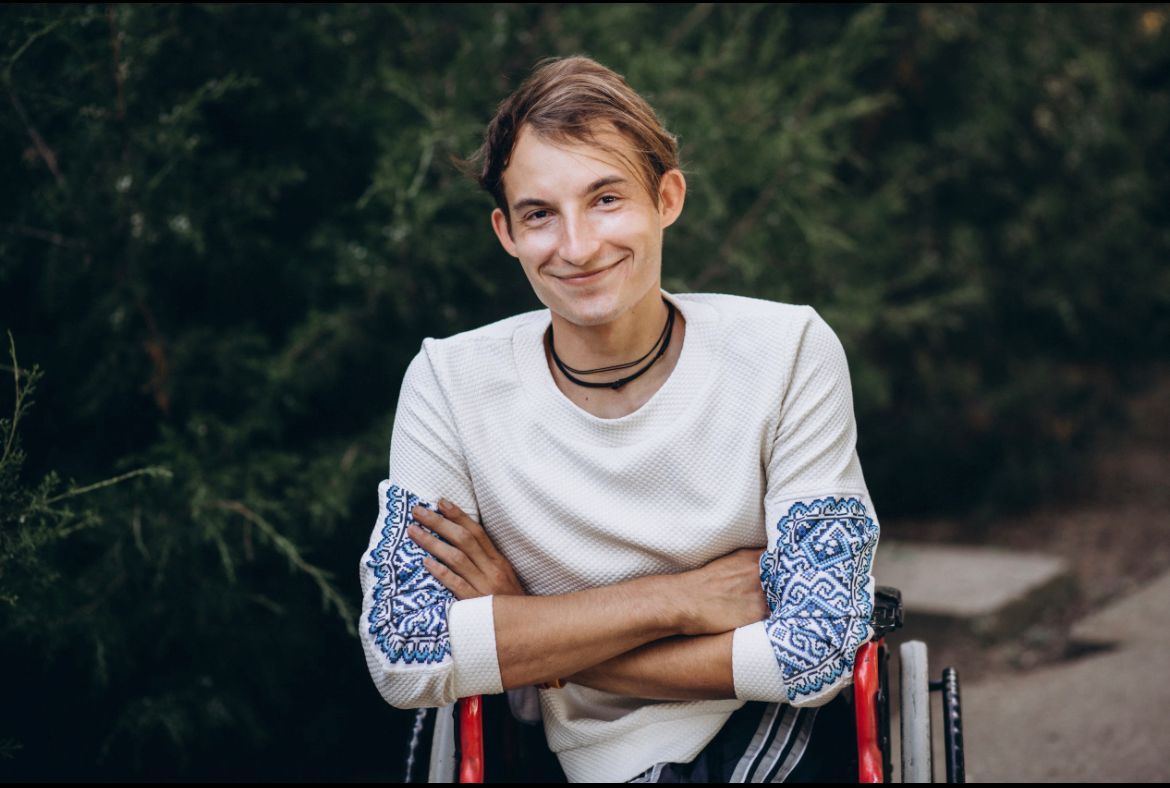 Олександр Данильчук в Олешках, 2021 рік