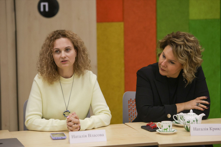 Учителька історії та громадянської освіти Наталія Власова