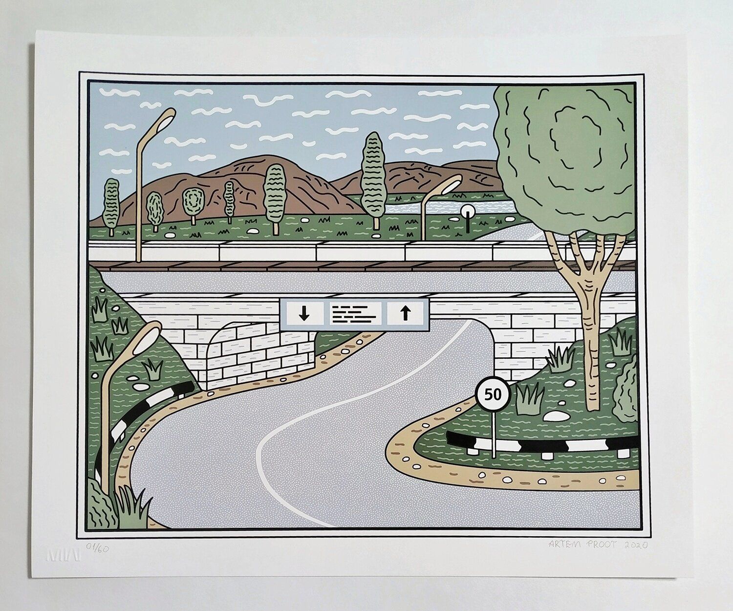 Артем Прут "Дорога" (з виставки Avangarden Editions в Avangarden Gallery)