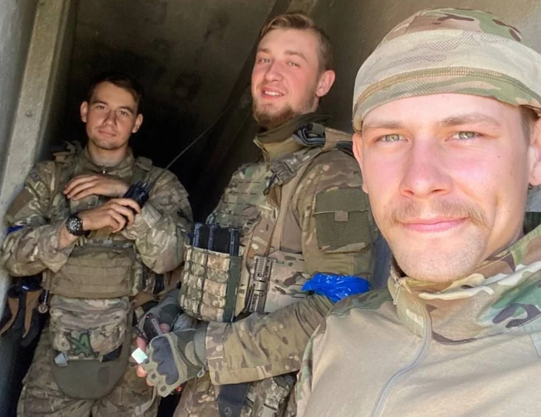 Сашко з побратимами брав участь у Запорізькому контрнаступі, де мужньо себе проявив