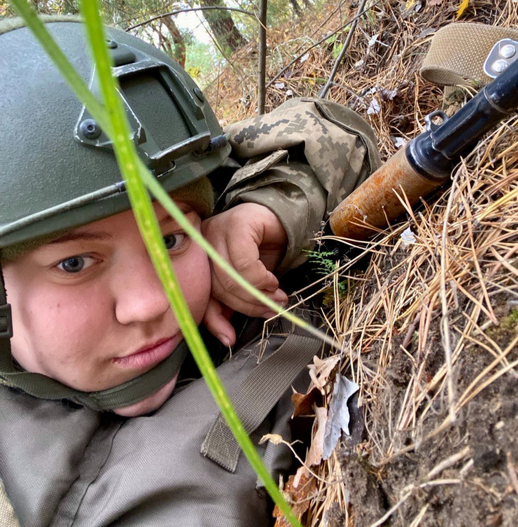 23-річна Валентина залишила навчання в академії та пішла на фронт