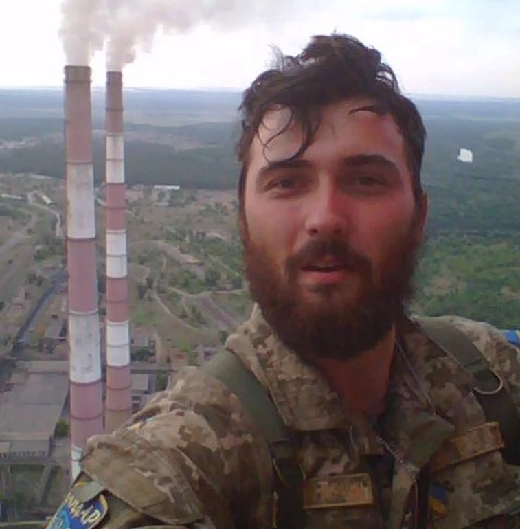 Віталій Дерех на ТЕЦ у м. Щастя, 2015 р.