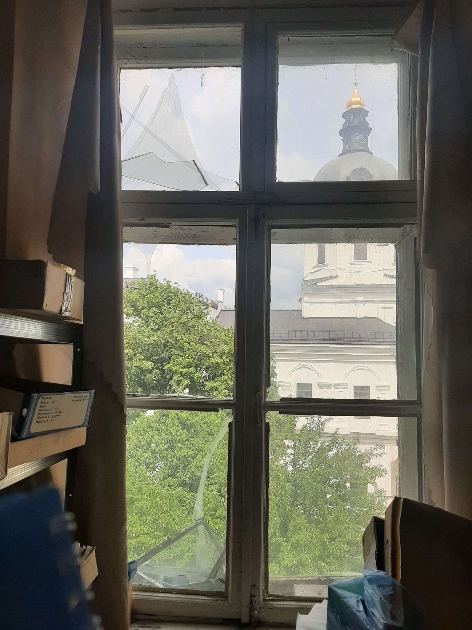 У Києві постраждали корпуси НаУКМА