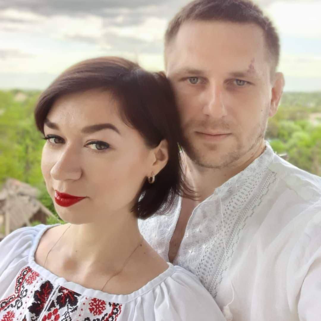 Олександр Цахнів із дружиною