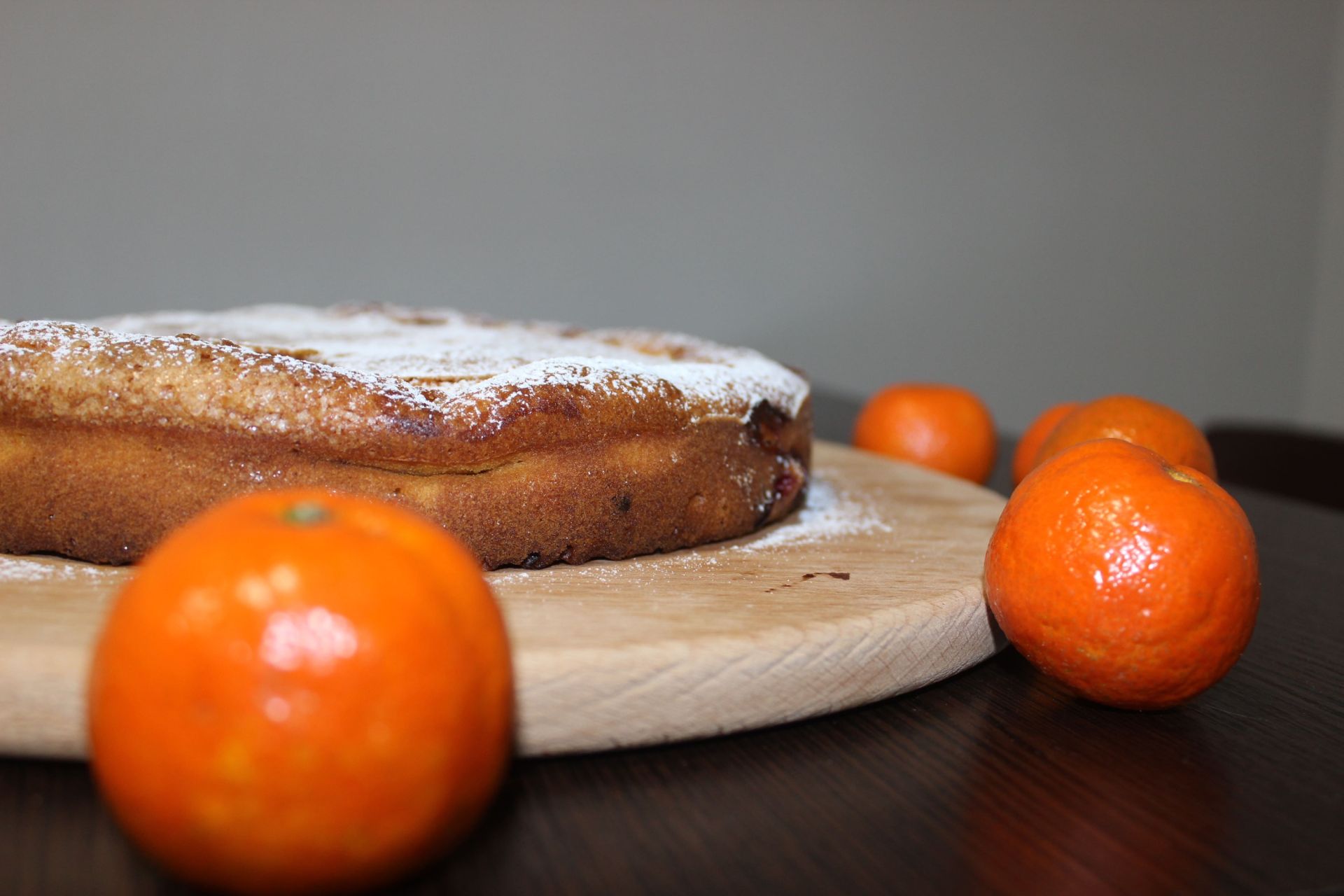 На відміну від пирога за оригінальним рецептом, цей трошки "сів".