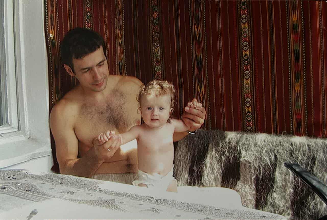 Руслан із донькою